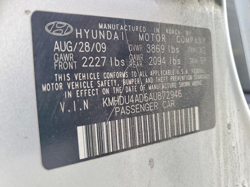2010 Hyundai Elantra se