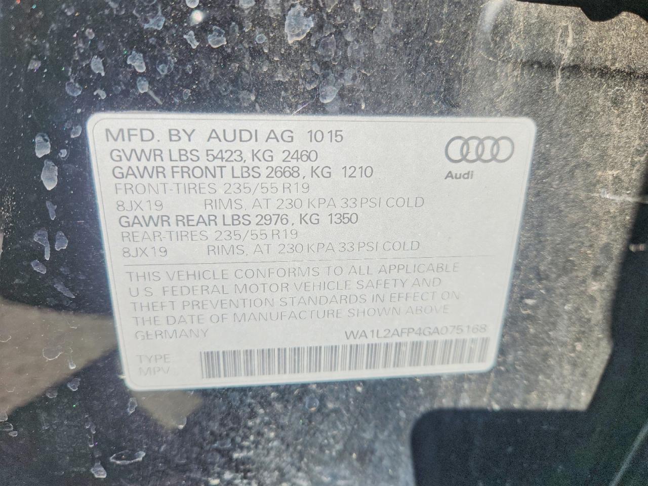 2016 Audi Q5 Premium Plus