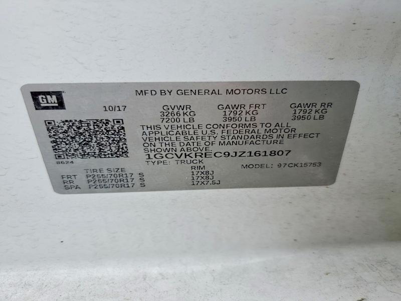 2018 Chevrolet Silverado K1500 LT