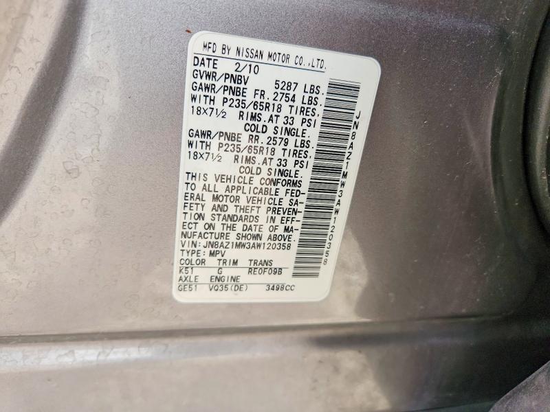 2010 Nissan Murano s