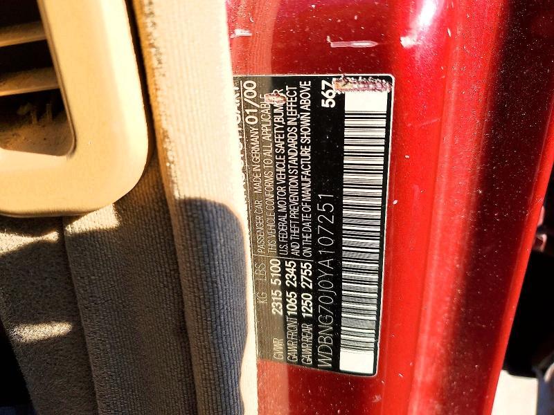 2000 Mercedes-Benz S 430