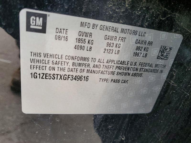 2016 Chevrolet Malibu lt