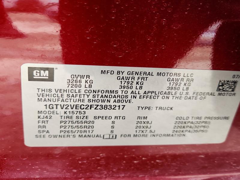 2015 GMC Sierra K1500 slt