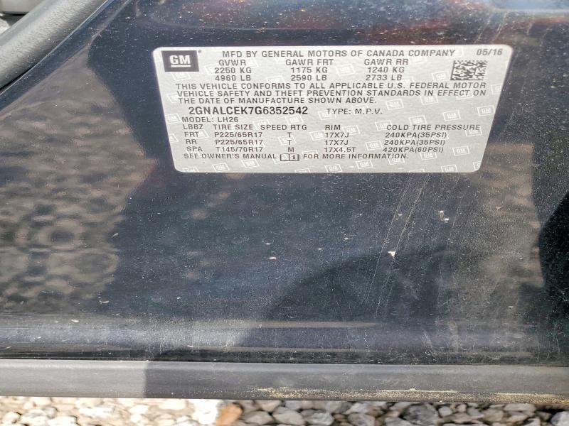 2016 Chevrolet Equinox lt