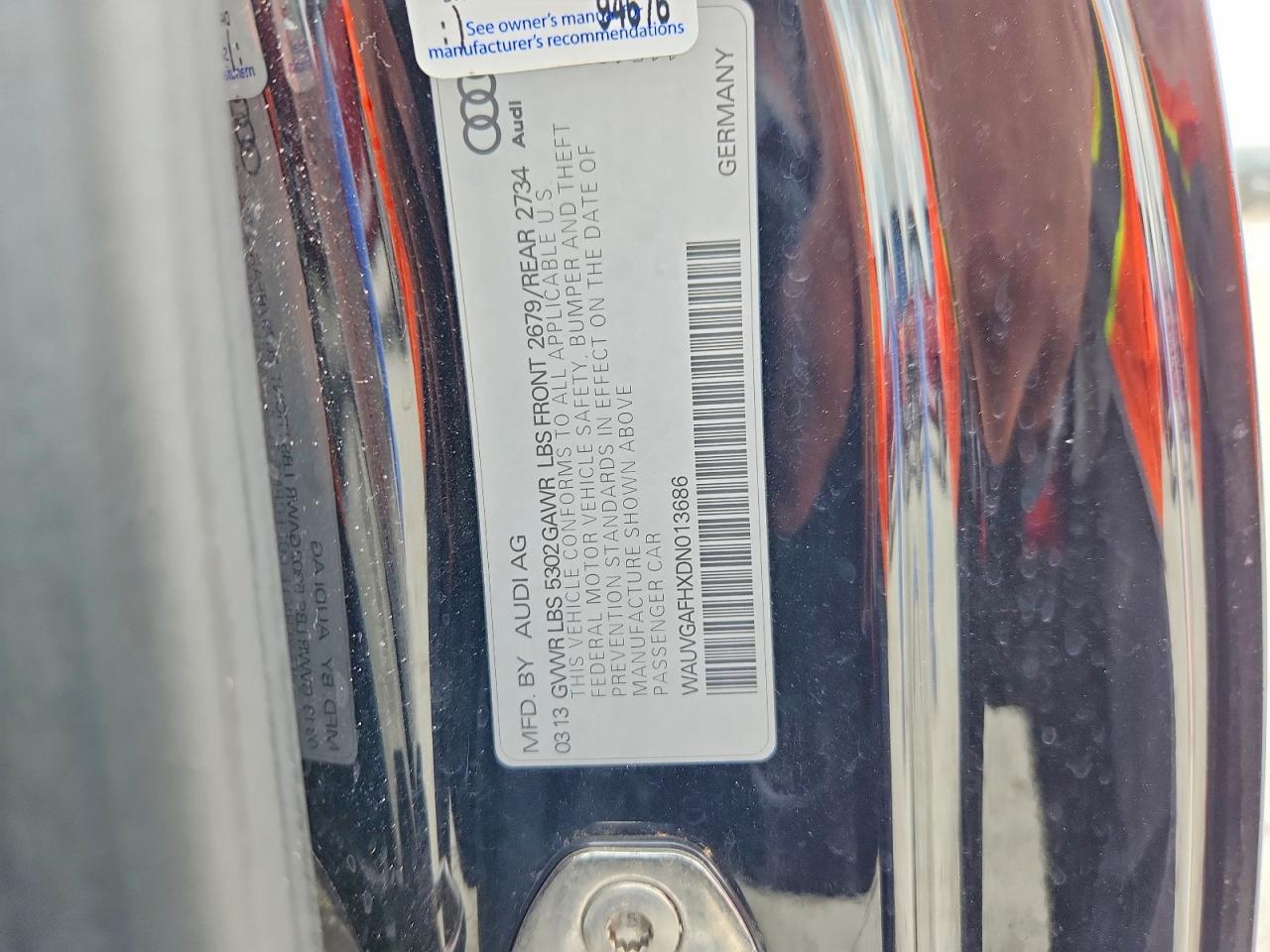 2013 Audi S5 Prestige