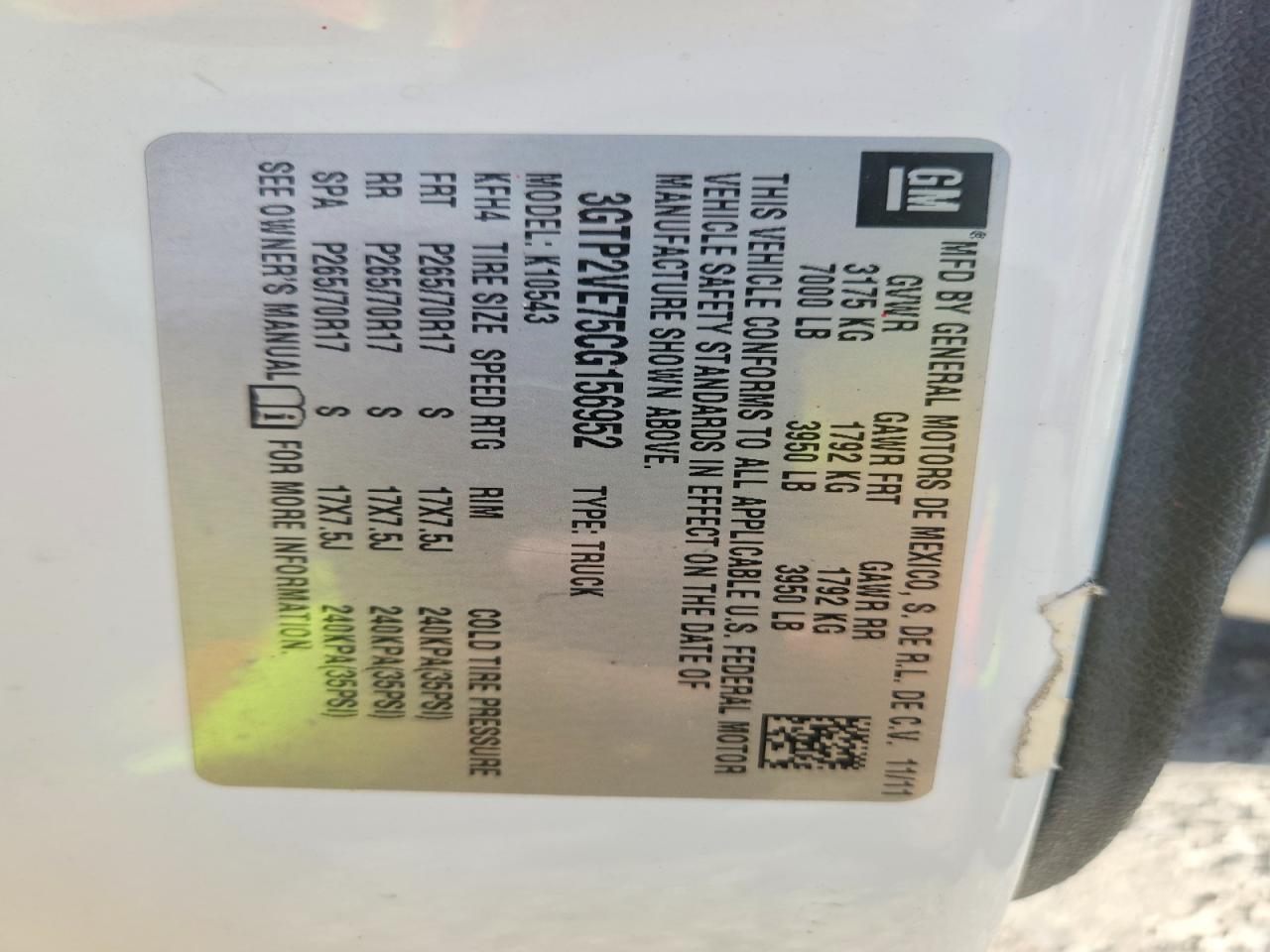 2012 GMC Sierra K1500 SLE