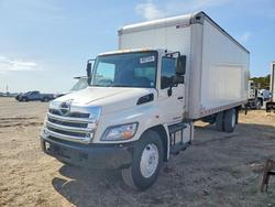 Salvage trucks for sale at Brookhaven, NY auction: 2019 Hino 258/268 BOX Truck
