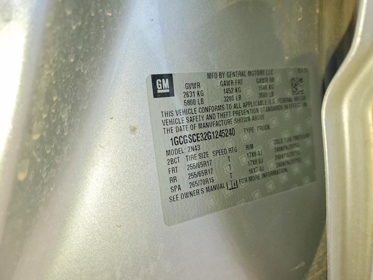 2016 Chevrolet Colorado LT