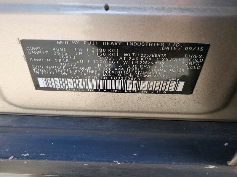 2016 Subaru Outback 2.5i Limited