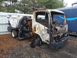 Salvage cars for sale from Copart Marlboro, NY: 2021 Isuzu NPR Sweeper Truck