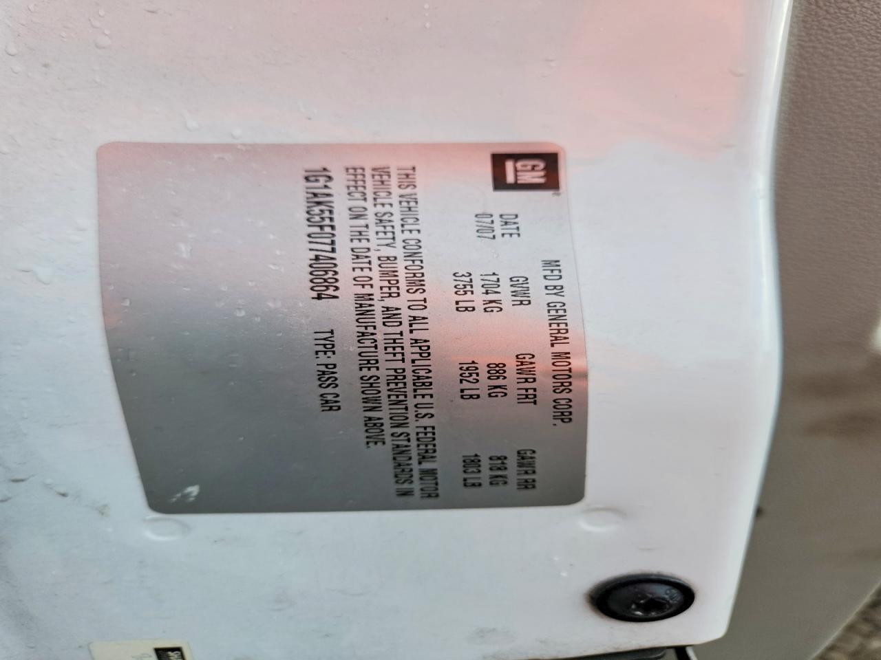 2007 Chevrolet Cobalt ls