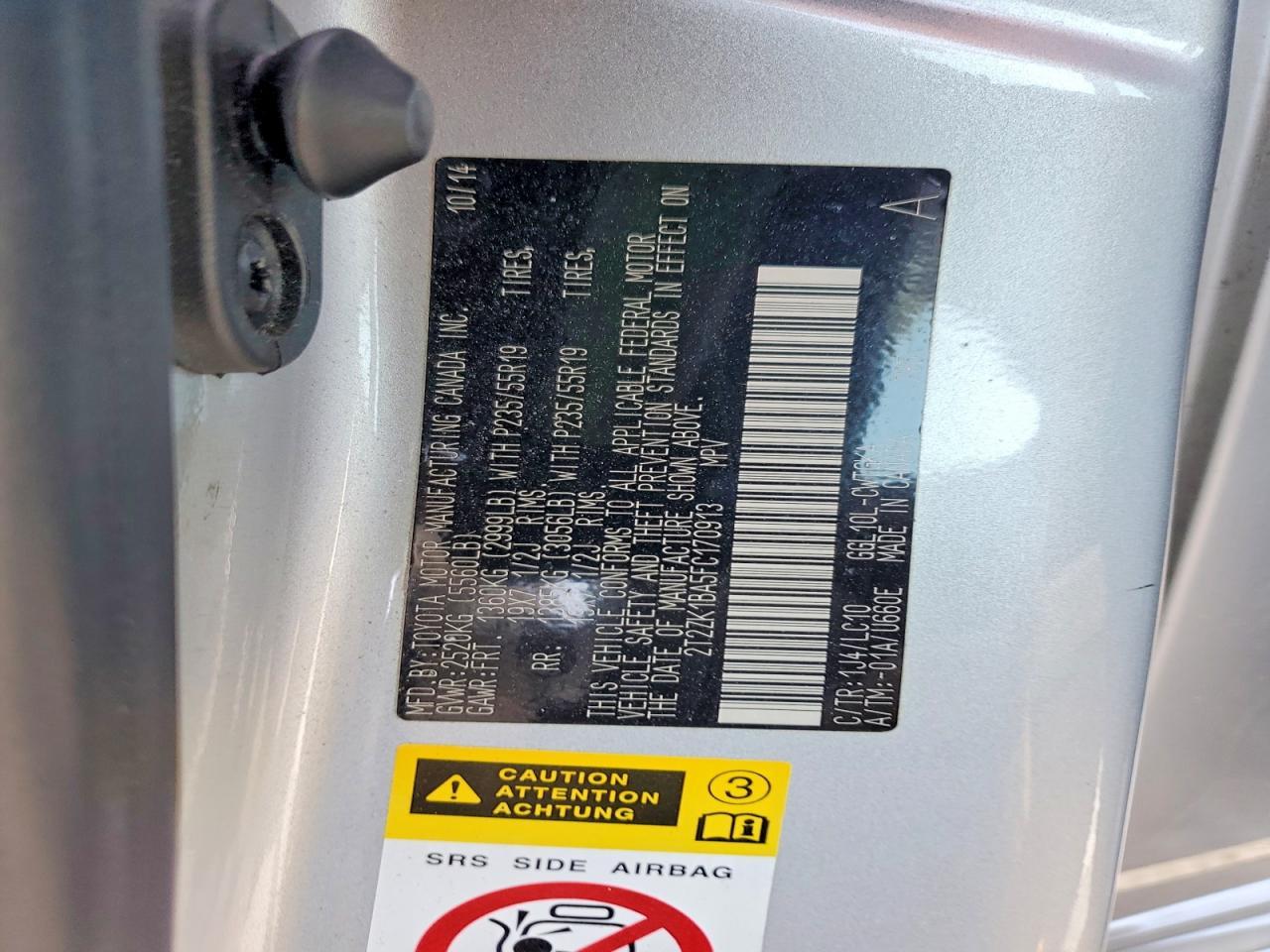 2015 Lexus Rx 350 Base