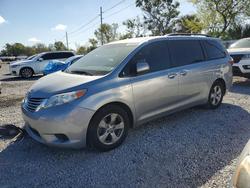 2016 Toyota Sienna le 8-passenger en venta en Riverview, FL