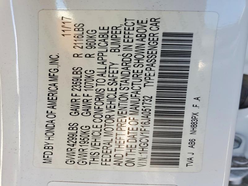 2018 Honda Accord lx
