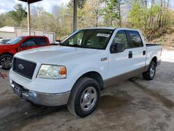 Salvage cars for sale from Copart Hueytown, AL: 2005 Ford F150 Supercrew