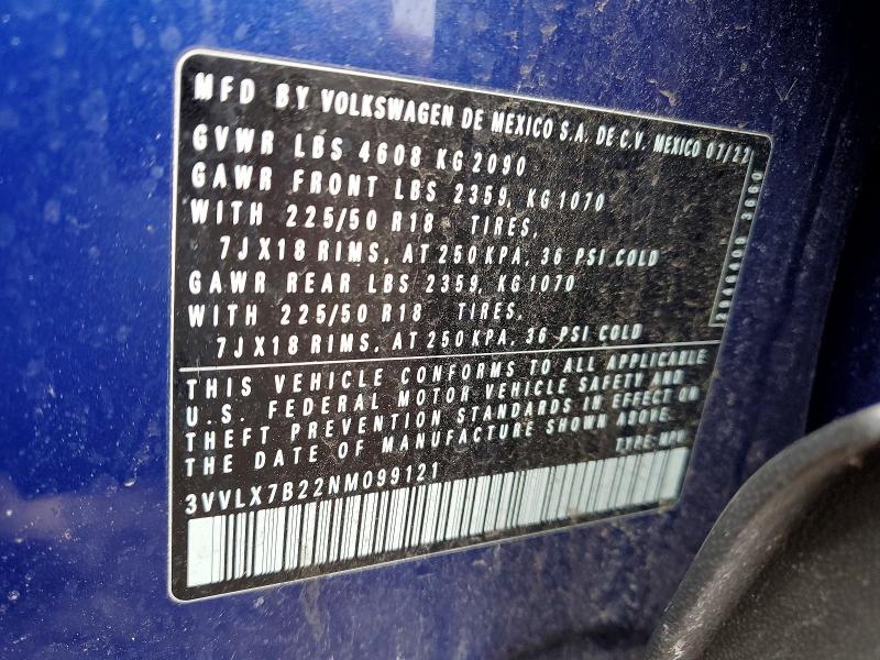 2022 Volkswagen Taos se iq Drive