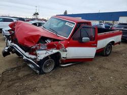 Salvage trucks for sale at Woodhaven, MI auction: 1993 Ford F150