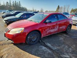 Pontiac salvage cars for sale: 2007 Pontiac G6 gt