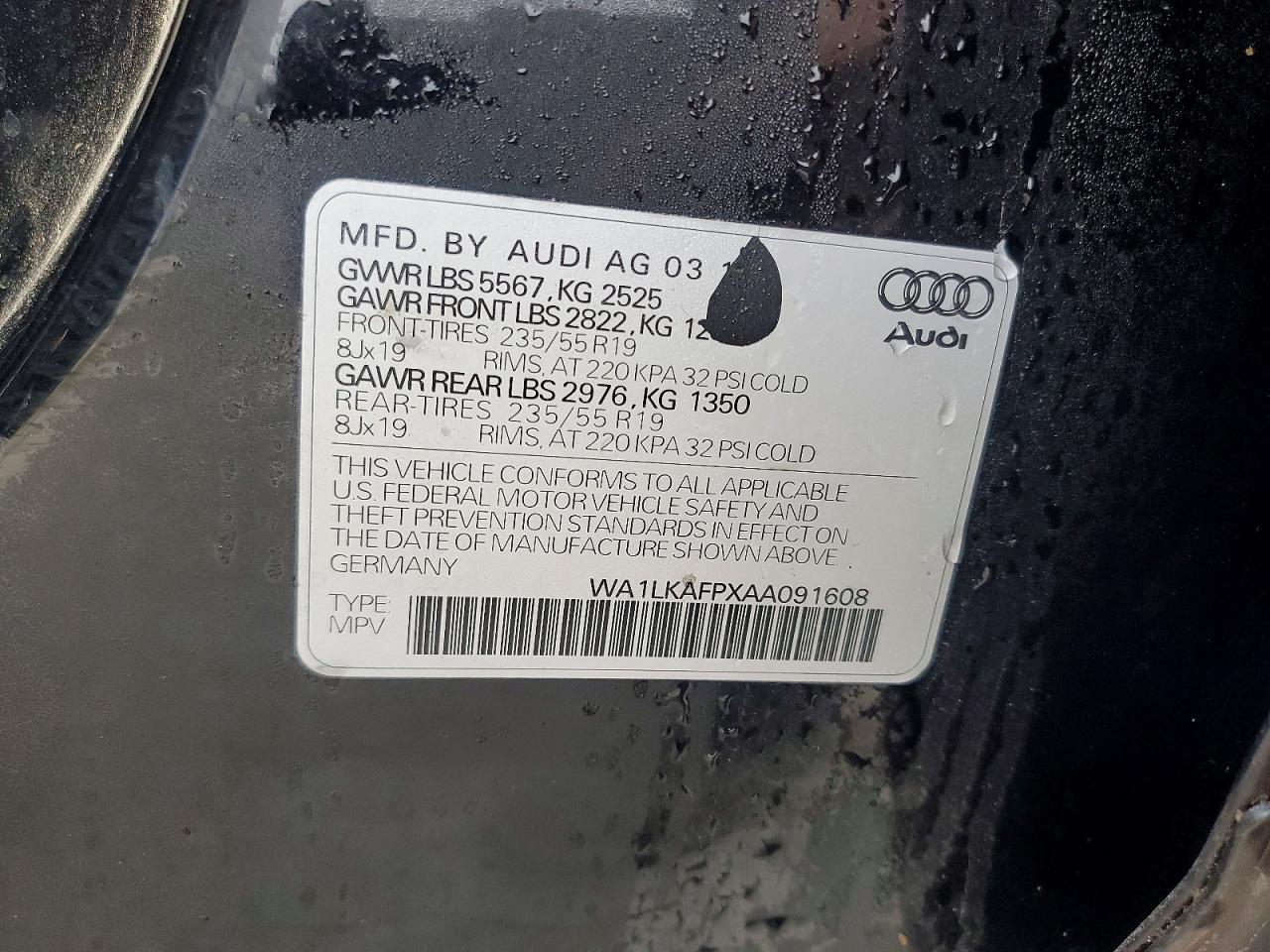 2010 Audi Q5 Premium Plus