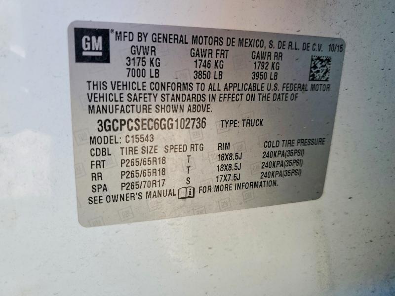2016 Chevrolet Silverado C1500 LTZ