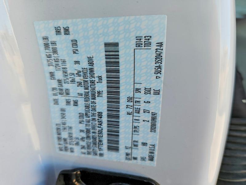 2020 Ford F150 Supercrew