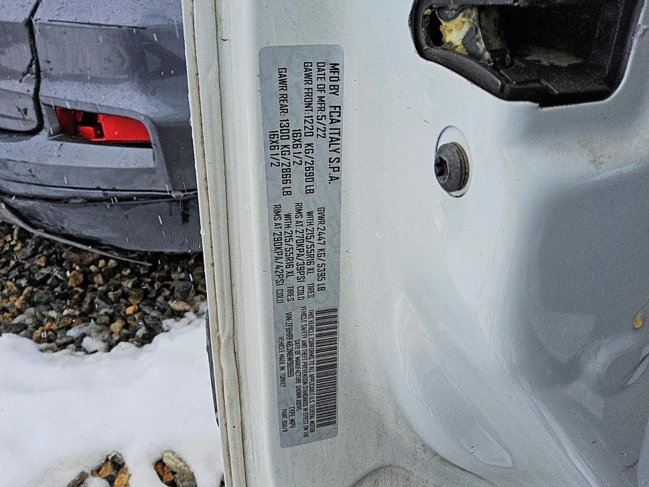 2022 Dodge RAM Promaster City Tradesman