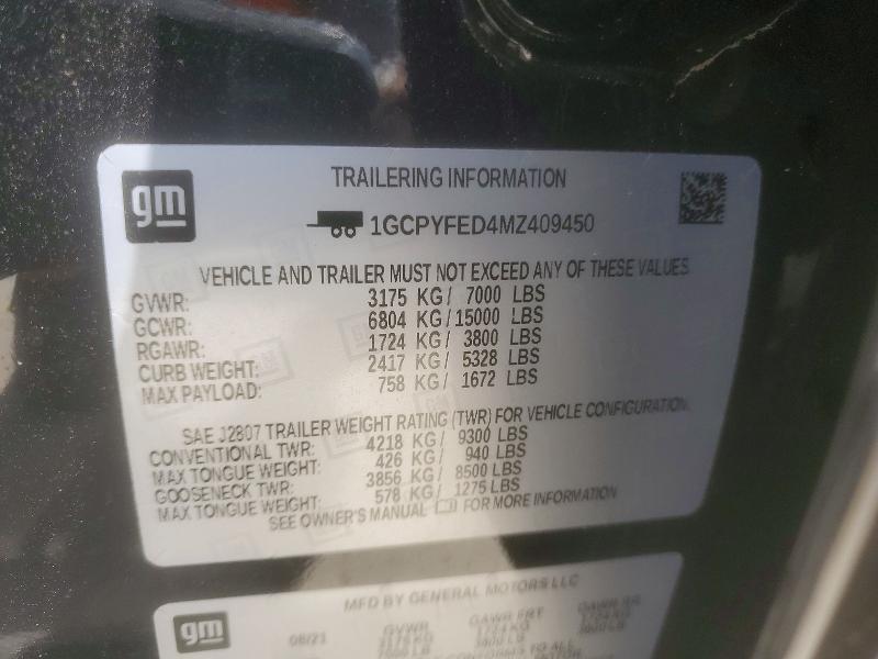 2021 Chevrolet Silverado K1500 LT Trail Boss