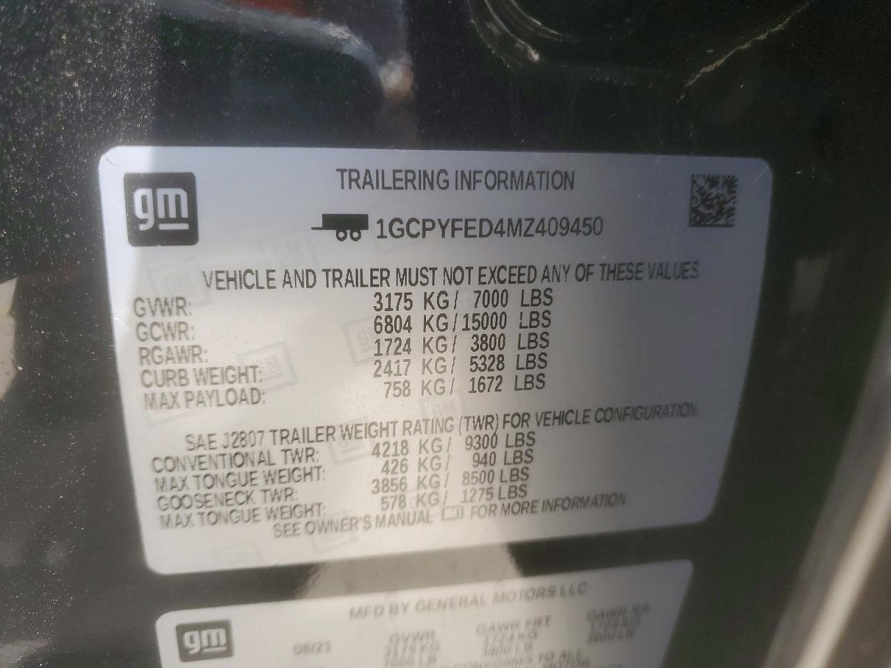 2021 Chevrolet Silverado K1500 LT Trail Boss