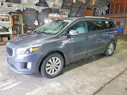 KIA Vehiculos salvage en venta: 2015 KIA Sedona ex