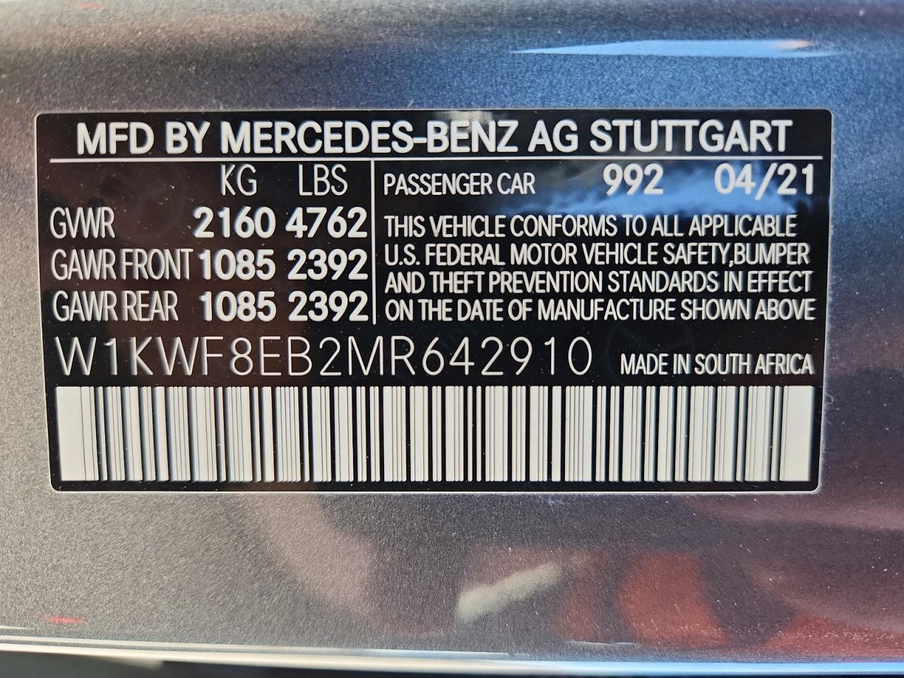 2021 Mercedes-Benz C 300 4matic