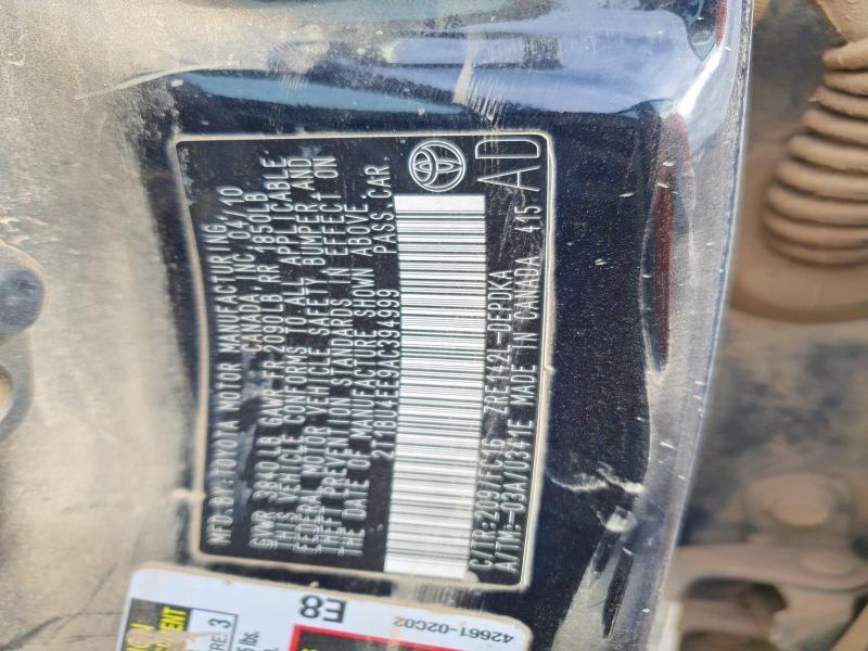 2010 Toyota Corolla le