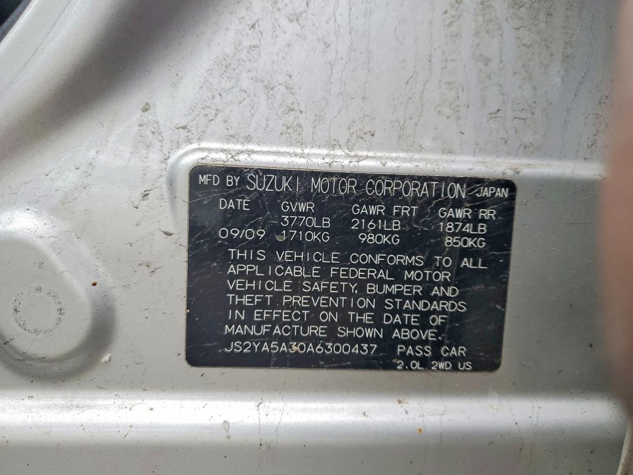 2010 Suzuki SX4