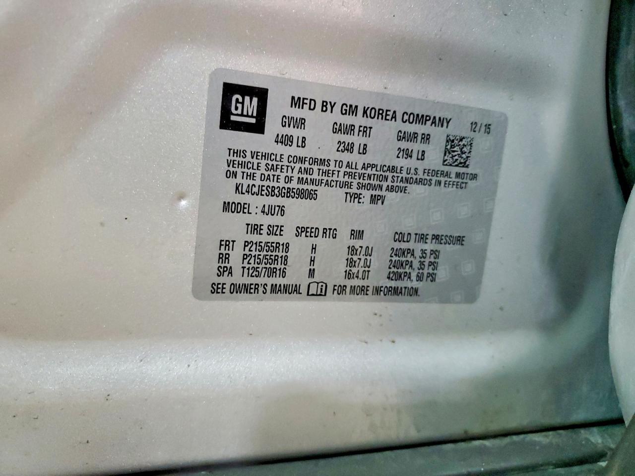 2016 Buick Encore
