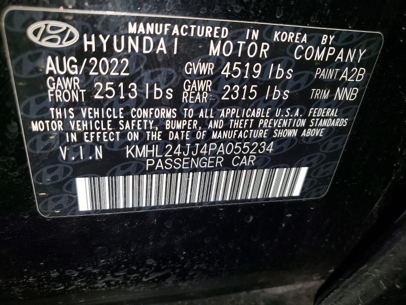 2023 Hyundai Sonata Hybrid Blue