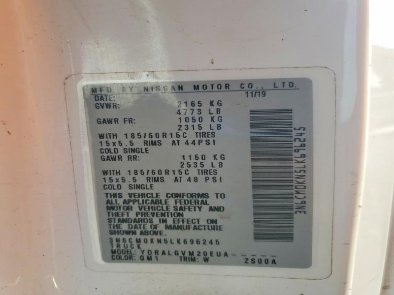 2020 Nissan NV200 SV Utility / Service Van