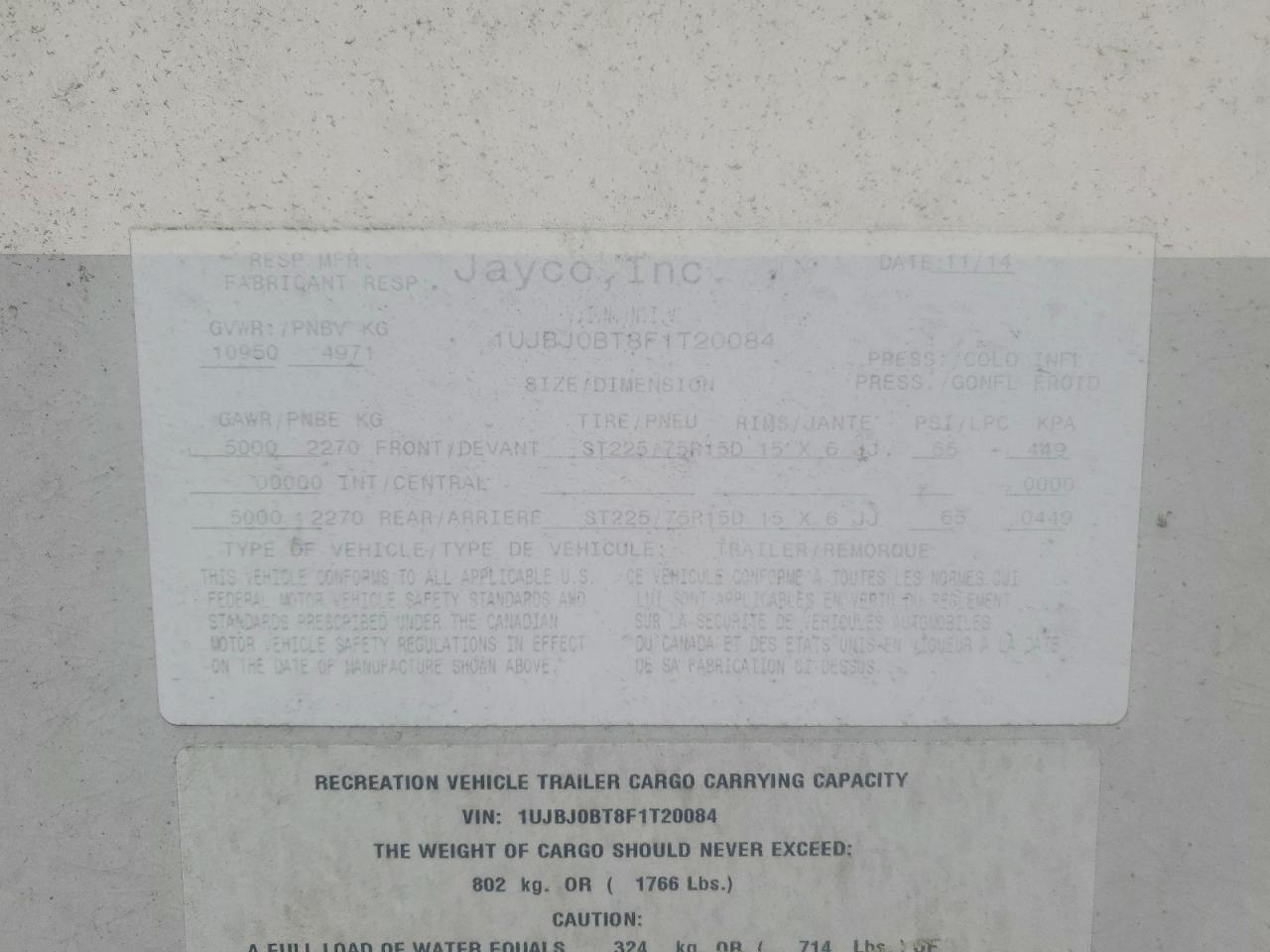 2015 Jayco JAY Flight Camper