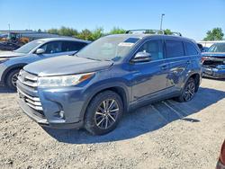 Toyota salvage cars for sale: 2018 Toyota Highlander Hybrid xle