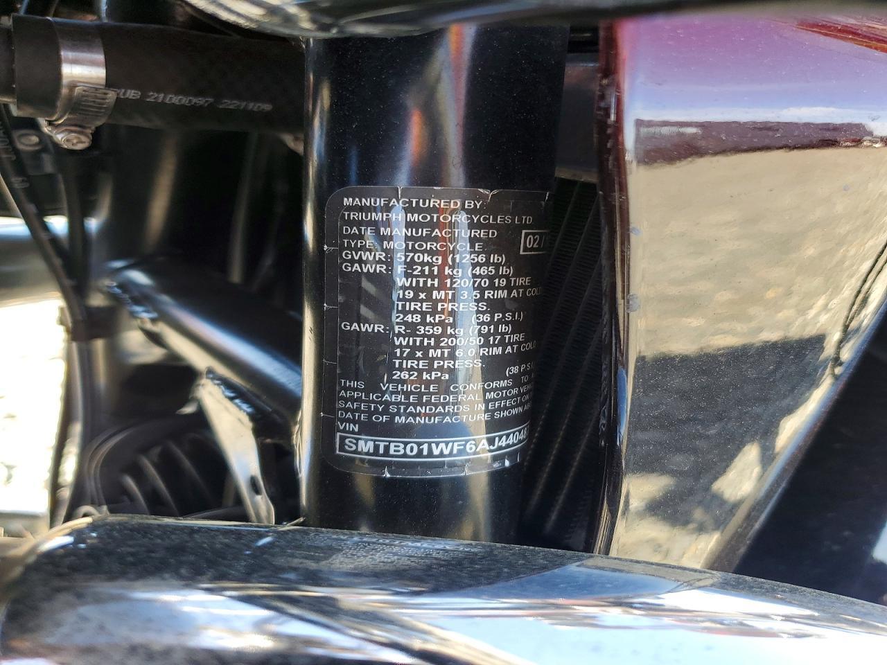 2010 Triumph Thunderbird 1700