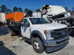 Ford f550 salvage cars for sale: 2021 Ford F550 Super Duty Crane Truck