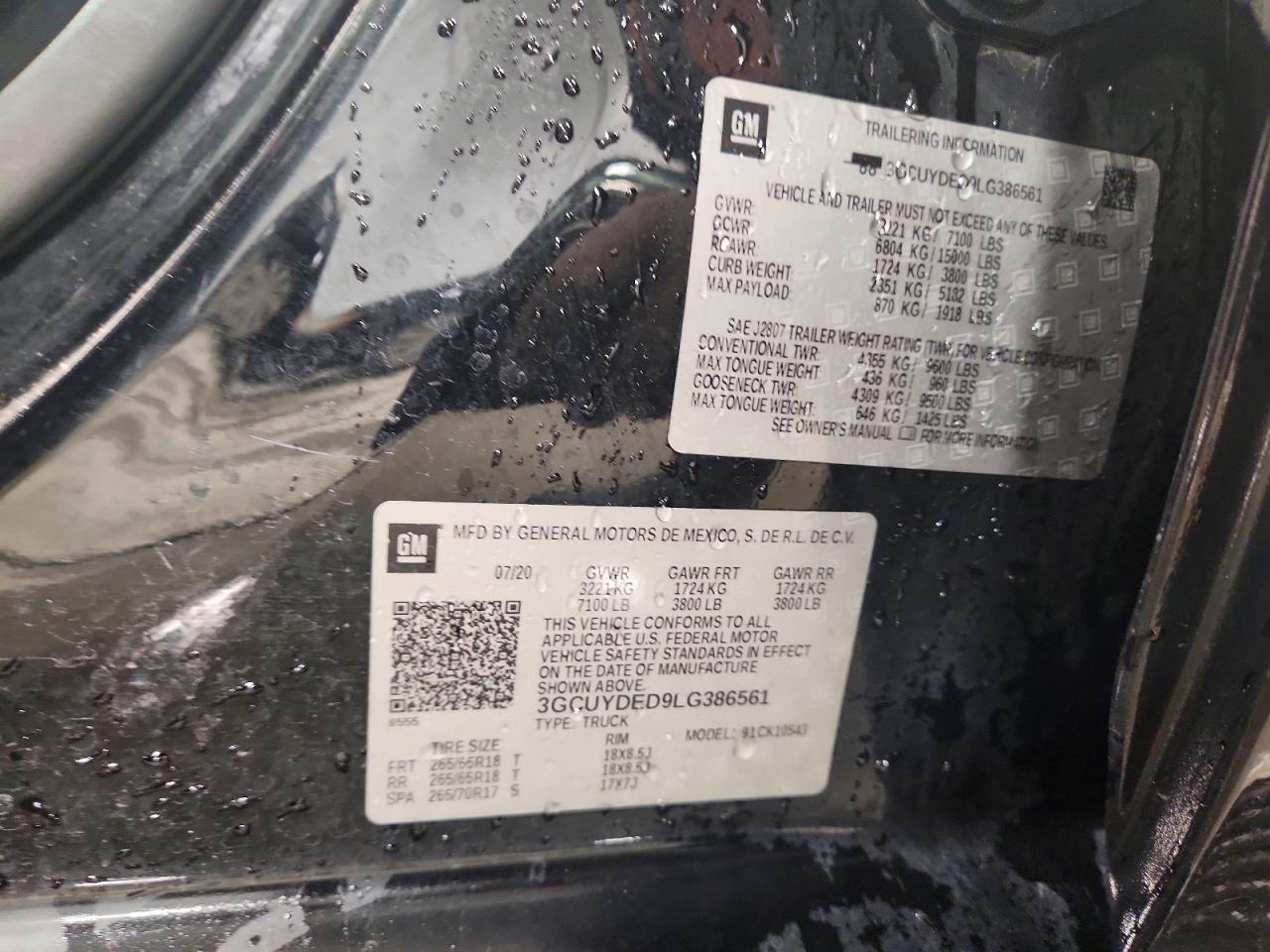 2020 Chevrolet Silverado K1500 LT