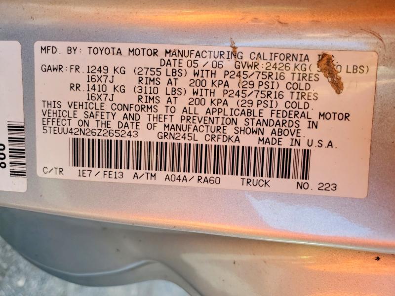 2006 Toyota Tacoma V6