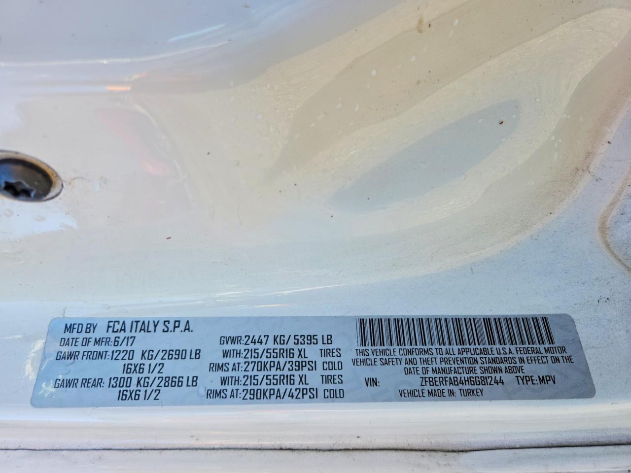 2017 Dodge RAM Promaster City