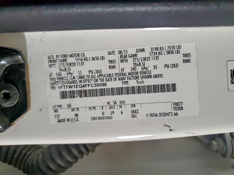 2015 Ford F150 Supercrew