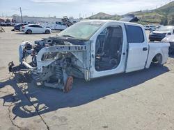 Salvage trucks for sale at Colton, CA auction: 2016 Ford F150 Supercrew