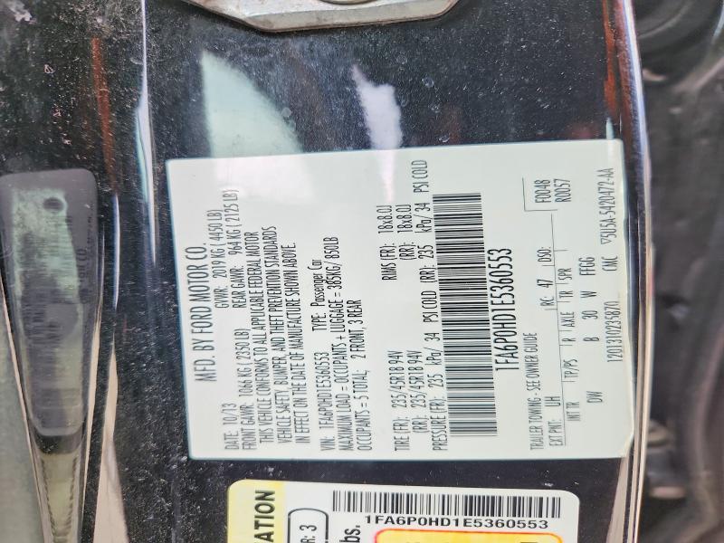 2014 Ford Fusion se
