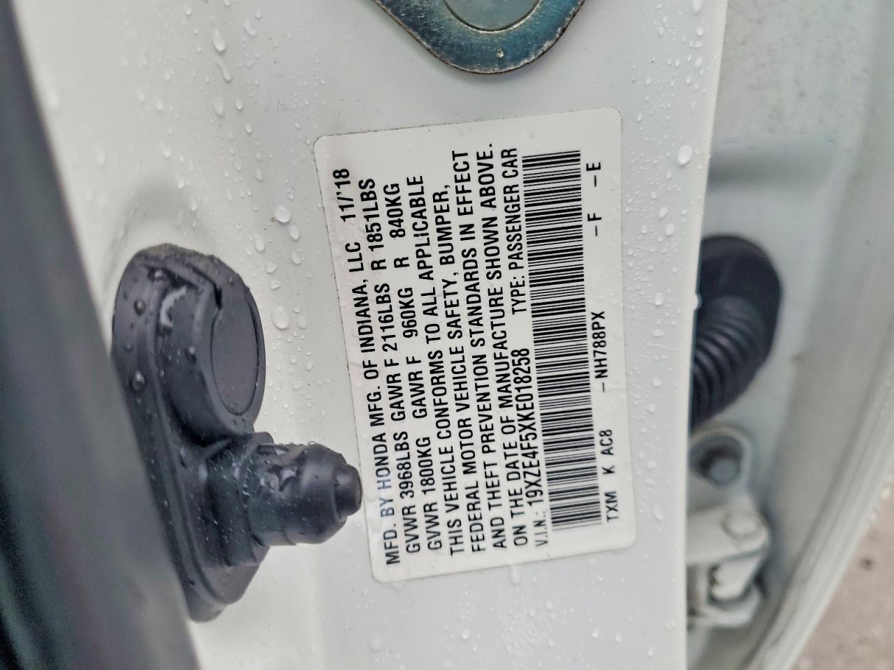 2019 Honda Insight ex