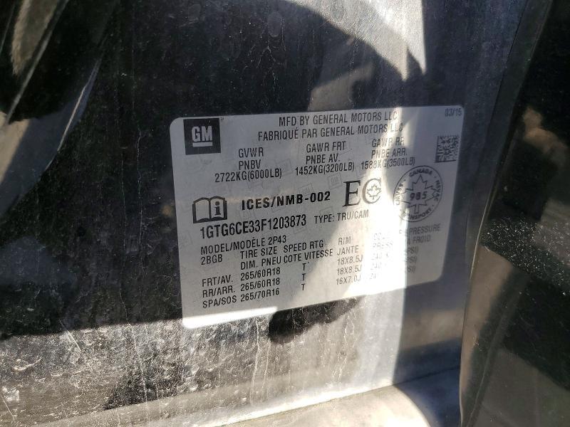 2015 GMC Canyon slt