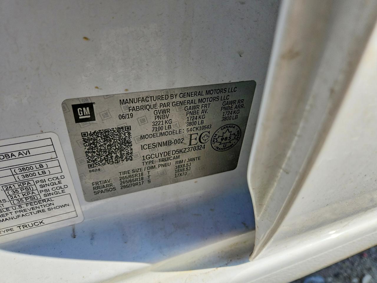 2019 Chevrolet Silverado K1500 LT