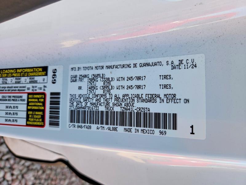 2024 Toyota Tacoma SR