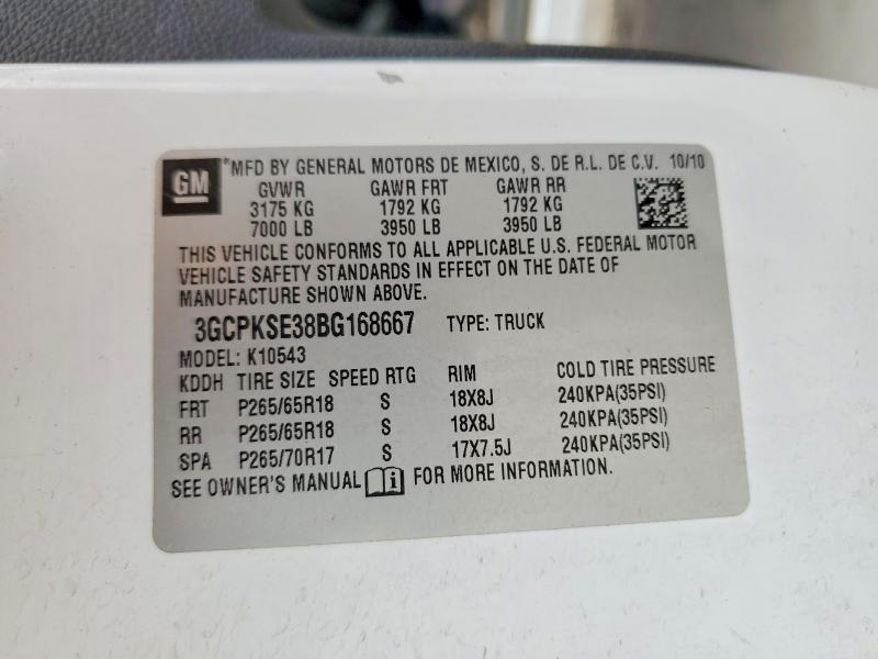 2011 Chevrolet Silverado K1500 LT